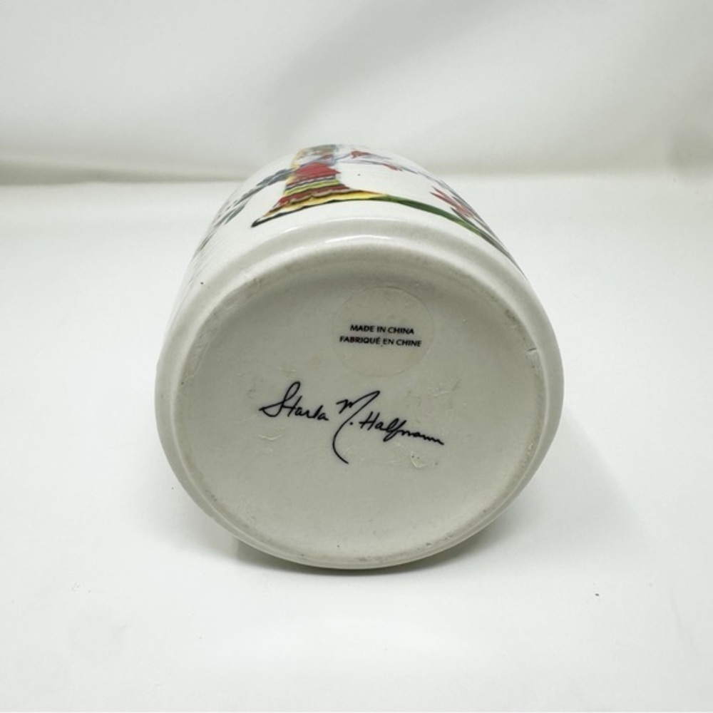 Anthropologie Petal Palette Monogram "D" Floral Mug - Picture 4 of 10